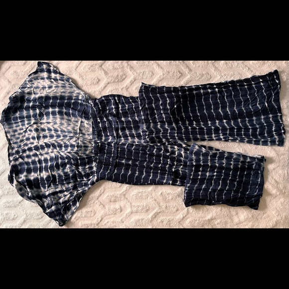 SHEIN Tie Dye Jumpsuit - Blue - Medium - Picture 4 of 7